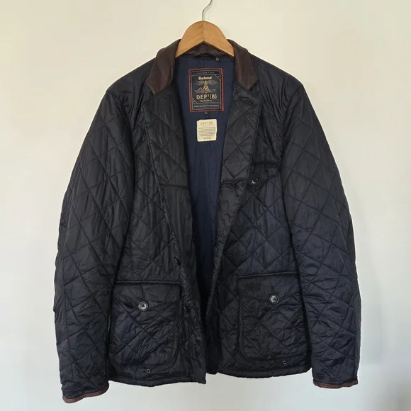 Barbour Jacket Beacon Sports Quilted Dept B Captain Phillips - Picture 13 of 16
